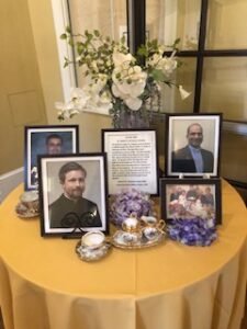 table display at Centennial Tea