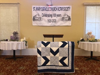 lectern display at Centennial Tea