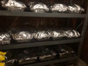 turkeys hot and ready at the 2021 Turkey Fundraiser