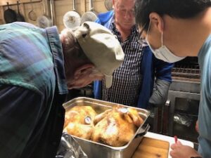volunteers at the 2021 Turkey Dinner Fundraiser