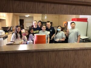 volunteers at the 2021 Turkey Dinner Fundraiser